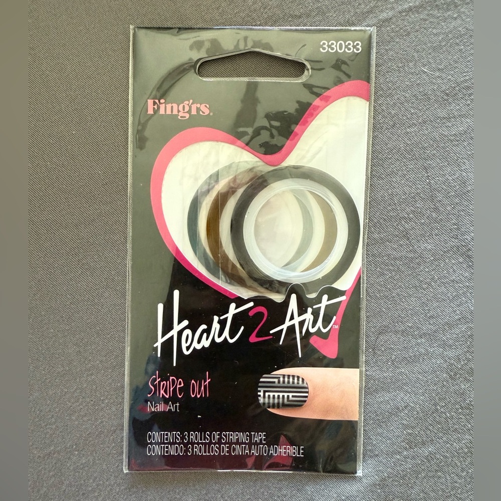 Fing'rs Heart2Art Stripe Out Nail Art Striping Tape